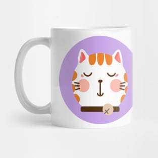 cute drawn kitty cat design 10 Mug